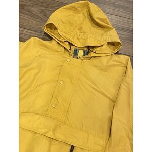 Vintage Eastern Mountain Sports Anorak EMS Nylon Windbreaker Hood Jacket Mens L